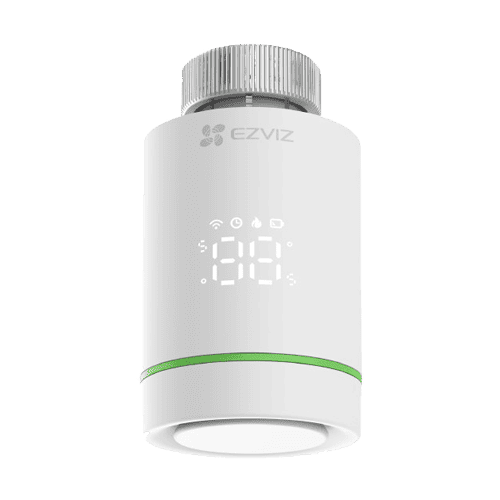 Termostat inteligent EZVIZ, pentru calorifer, afisaj LED, precizie 0.5‚°C, comunicare Wireless ZigBee CS-T55-R100-G