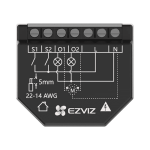 Releu inteligent Wi-Fi pentru aplicatii Smart Home EZVIZ, 2 canale 250Vc.a. max. 16A CS-T36-R100-WM - imagine 2