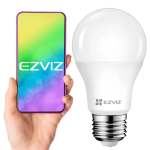 Bec LED inteligent EZVIZ, Wi-Fi, E27, 806 lmn, lumina calda 2700K ajustabila CS-HAL-LB1-LWAW - imagine 2