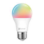 Bec LED RGB inteligent EZVIZ, Wi-Fi, E27, 806 lmn, 2700-6500K ajustabila CS-HAL-LB1-LCAW