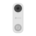 Kit sonerie video EZVIZ, conexiune Wi-Fi, rezolutie 3k, acumulator 5200mAh, PIR detectie miscare, unghi vizualizare ultra-larg, slot SDcard CS-DB2-Pro-3K - imagine 3