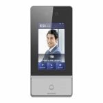 Videointerfon TCP/IP, 4.3' touch screen, camera 2x2MP, recunoastere faciala/Card/PIN/QR, PoE, IK08 - HIKVISION DS-KV9503-WBE1