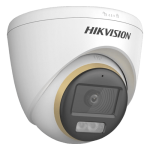 ColorVu, Dual Light - Camera analog 2MP, lentila 2.8mm, IR 40m, WL 40m, TVI/AHD/CVI/CVBS, Mic. - HIKVISION DS-2CE72DF3T-LFS-2.8mm