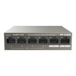 Switch 4 porturi Gigabit PoE+, 2 porturi RJ45 Gigabit, 58W, Management - IP-COM G2206P-4-63W - imagine 2