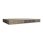 Switch 24 porturi PoE+ Gigabit, 2 porturi SFP Gigabit, Management, 370W, 1U - IP-COM G3326P-24-410W - imagine 3