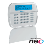 Tastatura LCD alfanumerica, cablata, 128 zone, SERIA NEO - DSC NEO-HS2LCD