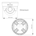 Camera IP 3.0MP, lentila 2.8mm - ASYTECH seria VT VT-IP18DF-3S - imagine 3