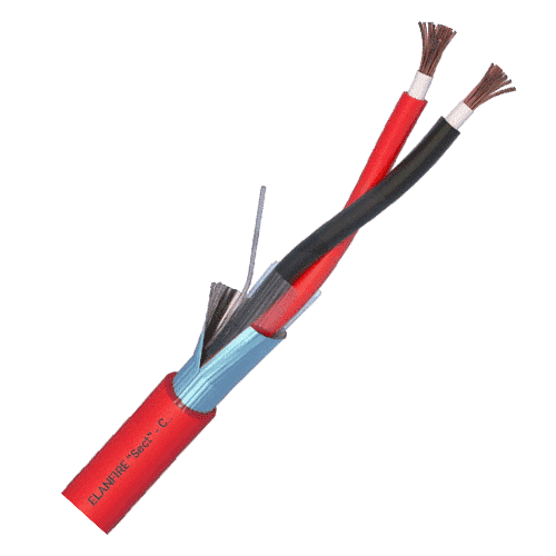 Cablu de incendiu E120 – 1x2x1.0mm, 100m – ELAN ELN120-1x2x1.0