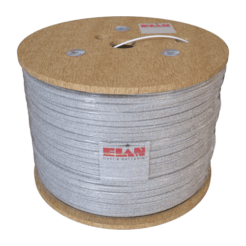 Cablu de alarma 6 fire ecranate, cupru integral, 500m 6CUEF-T