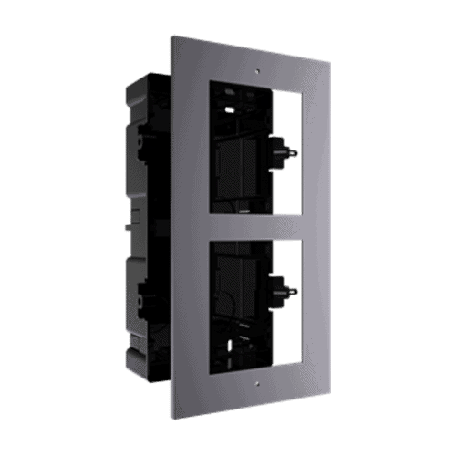 Rama montaj ingropat, 2 module, pentru Interfon modular – HIKVISION DS-KD-ACF2