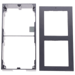 Rama montaj aparent, 2 module, pentru Interfon modular - HIKVISION DS-KD-ACW2 - imagine 2