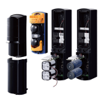 Bariera IR de exterior 60m, dual beam, baterii - OPTEX SL-200TNR - imagine 2