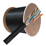 Cablu UTP DE EXTERIOR, cat 6E, CUPRU 100%, tambur 305 metri - UNV CAB-LC3110B-E-IN