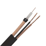 Cablu coaxial RG59 + alimentare 2x0.75, 305m, negru TSY-RG59+2X0.75-B - imagine 2