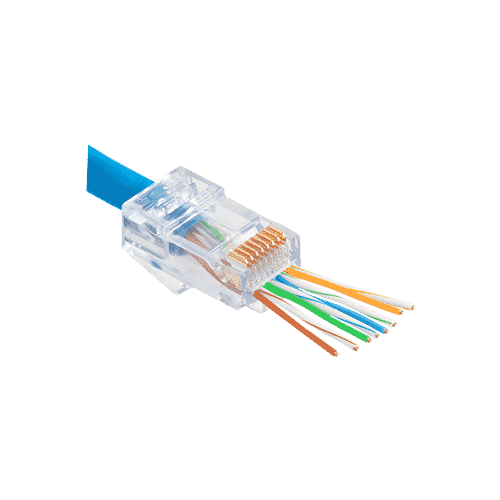 Mufa RJ-45 UTP Cat.6 EZ Passthrough (100 buc) RJ45-CAT6-EZ