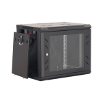 Rack perete 12U 19' 600x600, capacitate incarcare 80 Kg, negru - ASYTECH Networking ASY-12U-6060W - imagine 2