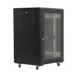 Rack perete 18U 19' 600x450, capacitate incarcare 80 Kg, negru - ASYTECH Networking ASY-18U-6045W - imagine 2