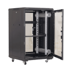 Rack perete 18U 19' 600x450, capacitate incarcare 80 Kg, negru - ASYTECH Networking ASY-18U-6045W - imagine 4