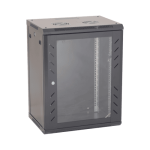 Rack perete 18U 19' 600x600, capacitate incarcare 80 Kg, negru - ASYTECH Networking ASY-18U-6060W