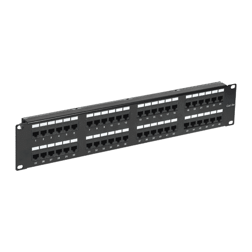 Patch Panel 2U, UTP cat5e, 48 porturi RJ45 – ASYTECH Networking ASY-PP-UTP5E-48
