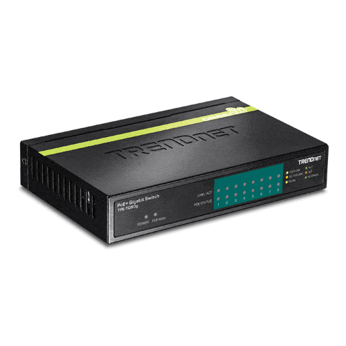 Switch 8 porturi Gigabit PoE/PoE+ 123W – TRENDnet TPE-TG80G
