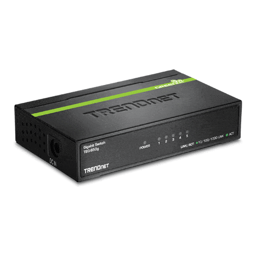 Switch GREENnet 5 porturi Gigabit – TRENDnet TEG-S50G