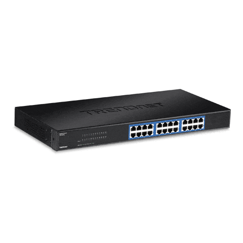 Switch GREENnet rack mount 24 porturi Gigabit - TRENDnet TEG-S24G