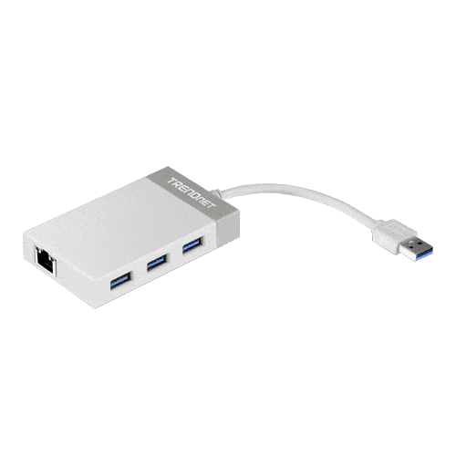 Adaptor USB 3.0 la Gigabit, Hub USB – TRENDnet TU3-ETGH3