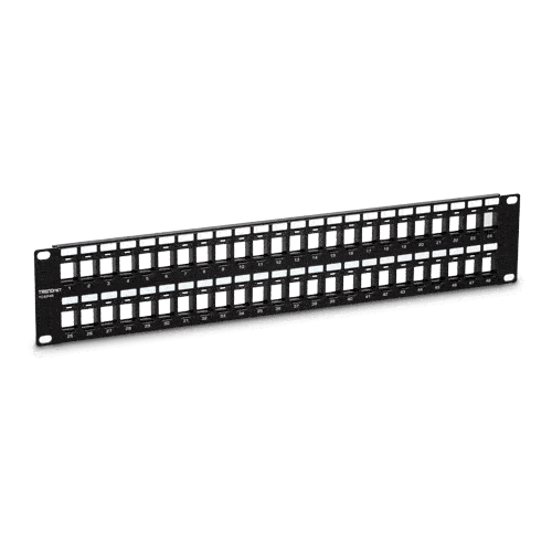 Patch Panel 48 porturi blank keystone 2U – TRENDnet TC-KP48
