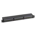 Patch Panel 1U, FTP cat5e, 24 porturi RJ45 - ASYTECH Networking ASY-PP-FTP5E-24