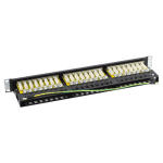 Patch Panel 2U, FTP cat6, 48 porturi RJ45 - ASYTECH Networking ASY-PP-FTP6-48 - imagine 3