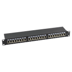 Patch Panel 1U, FTP cat6A, 24 porturi RJ45 - ASYTECH Networking ASY-PP-FTP6A-24