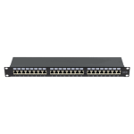Patch Panel 1U, FTP cat6A, 24 porturi RJ45 - ASYTECH Networking ASY-PP-FTP6A-24 - imagine 2