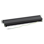 Patch Panel 1U, FTP cat6A, 24 porturi RJ45 - ASYTECH Networking ASY-PP-FTP6A-24 - imagine 4