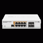 Management Switch, 8 x Gigabit cu PoE-out, 4 x SFP - Mikrotik CRS112-8P-4S-IN