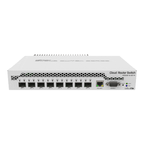 Management Switch 1 x Gigabit, 8 x SFP+ – Mikrotik CRS309-1G-8S+IN