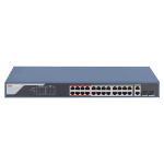 Switch 24 porturi PoE 100Mbps, 2 port uplink Gigabit, SMART Management - HIKVISION DS-3E1326P-EI - imagine 2