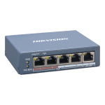 Switch 4 porturi PoE, 1 port uplink RJ45, SMART Management - HIKVISION DS-3E1105P-EI