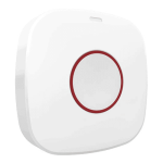 Buton de urgenta Wireless AX PRO 868Mhz, un canal, montaj aplicat - HIKVISION DS-PDEB1-EG2-WE - imagine 2