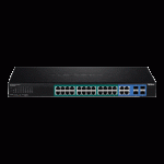 Switch 28 porturi Gigabit Web Smart, 24 x PoE+, 4 x Gigabit/SFP - TRENDnet TPE-2840WS - imagine 2