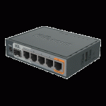 Router hEX S, 5 x Gigabit, 1 xSFP, RouterOS L4 - Mikrotik RB760iGS