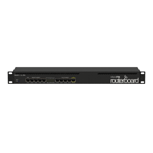 Router 5 x Fast Ethernet, 5 x Gigabit, 1 x PoE, RouterOS L4, 1U - Mikrotik RB2011iL-RM