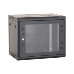 Rack perete 9U 19' 600x600, capacitate incarcare 80 Kg, negru - ASYTECH Networking ASY-9U-6060W