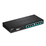 Switch 8 porturi Gigabit Long Range 200m PoE+ - TRENDnet TPE-LG80