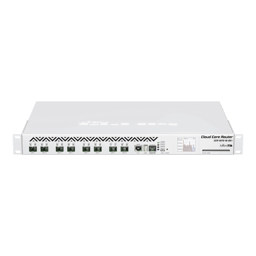 Cloud Core Router, 8 x SFP+, 1 x Gigabit, RouterOS L6, 1U – MikroTik CCR1072-1G-8S+