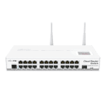 Cloud Router Switch, 24 x Gigabit, 1 x SFP, RouterOS L5 - MikroTik CRS125-24G-1S-2HnD-IN