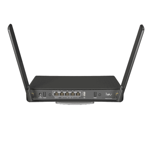 hAP ac³, 5 x Gigabit, 1 x PoE, 802.11b/g/n 2.4Ghz, 802.11ac 5Ghz, antene externe 3dBi 2.4GHz, 5.5dBi 5GHz – MikroTik RBD53iG-5HacD2HnD