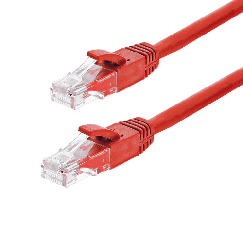 Patch cord Gigabit UTP cat6, LSZH, 3.0m, rosu – ASYTECH Networking TSY-PC-UTP6-3M-R