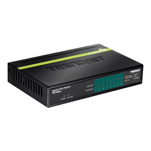 Switch 8 porturi Gigabit PoE/PoE+ 61W - TRENDnet TPE-TG82G