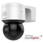 DarkFighter - Camera PTZ IP, rezolutie 4MP, X4, IR50m, WL 6m, Audio, Alarm, PoE - HIKVISION DS-2DE3A404IWG-E